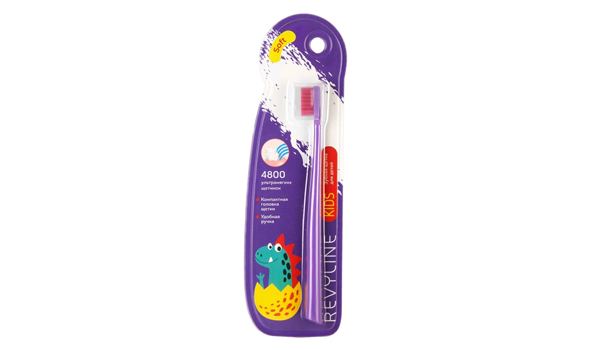 Детская зубная щетка Revyline Kids S4800, фиолетовая