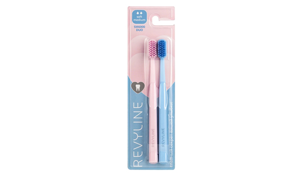 Набор зубных щеток Revyline SM6000 DUO Pink + Blue