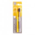 Набор зубных щеток Revyline SM6000 DUO Yellow + Grey - 1