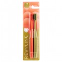 Набор зубных щеток Revyline SM6000 DUO Orange + Khaki - 1